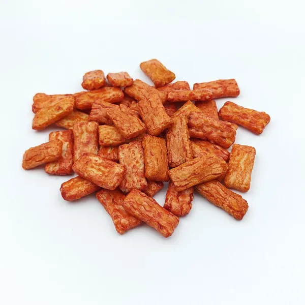 Baked Non-Fried Salty Brine Flavor Rice Crackers, Crispy Ribbed Rice Puffed Snacks, With OEM Private Label & Bulk Export Service photo-2
