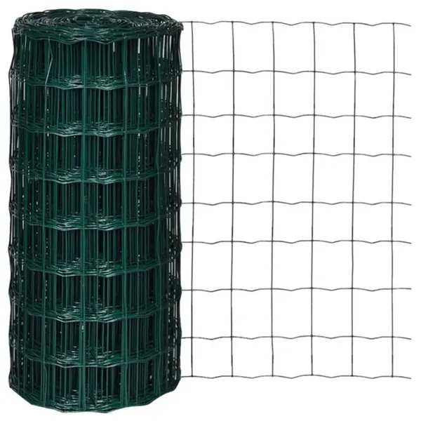 DIY Galvanized Euro Holland Wire Fence Installation for Villa Residence photo-3