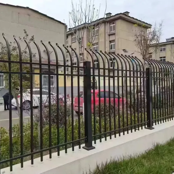 Factory Direct Decorative Wrought Iron Garden Fence - Zinc Steel Durable Panels photo-4