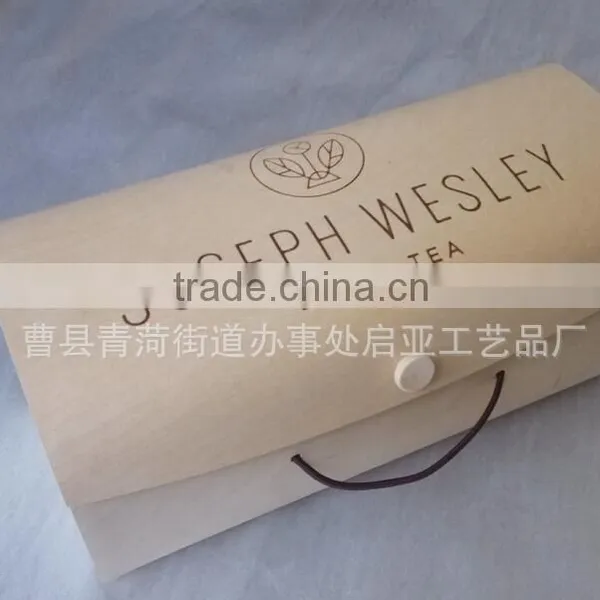 Unifinished Birch Veneer Bark Wooden Box Cylindrical Wooden Bark Box photo-2