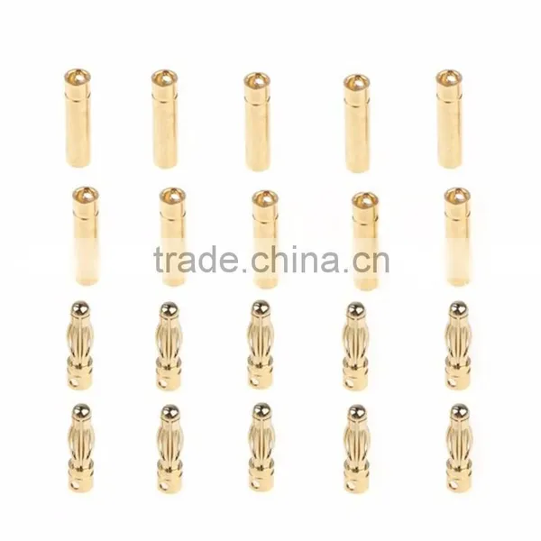 Bullet Banana Plug Connector Male Female for RC Motor ESC Battery Part Gold Plated ARE4 photo-6