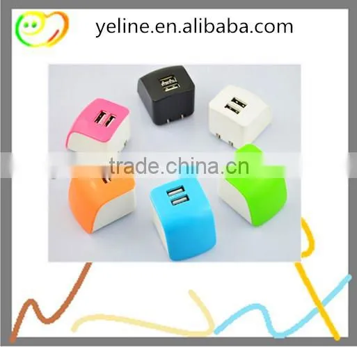 S4 Dual USB Adapter, 2.1A S5 Wall Charger, S6 Candy Color Adapter photo-2