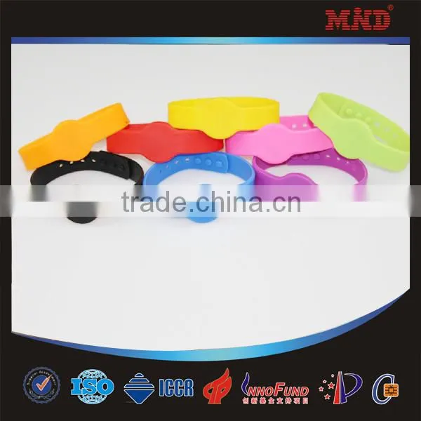 MDW71 Discount Silicone Anti-high Tempreture Passive Rfid Wristband 13.56mhz photo-5