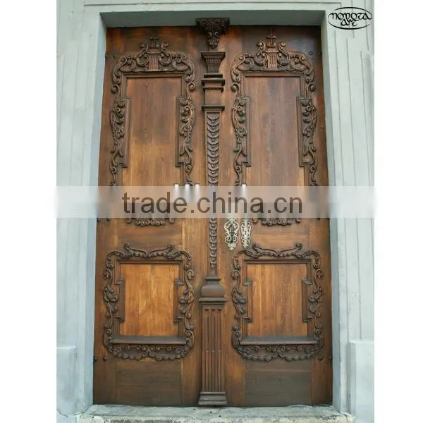 Unique Wooden Renaissance Carved Doors Reproduction