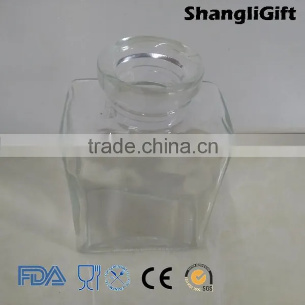 100ml Rectangle Glass Bottle Aroma Reed Diffuser Perfume Glass Bottle photo-3