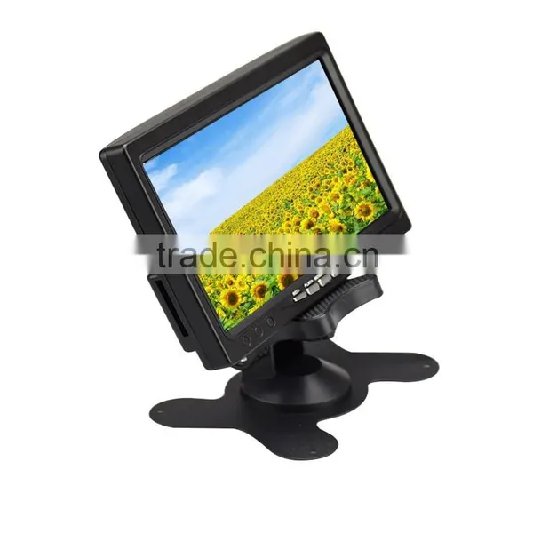 7"Stand Alone Car Monitor With Headrest Mount Frame,reverse Camera Input ,Car Screen for Video photo-2