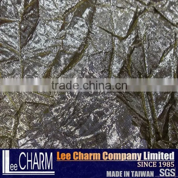 Double-faced Color Crushed Metallic Fabric photo-4