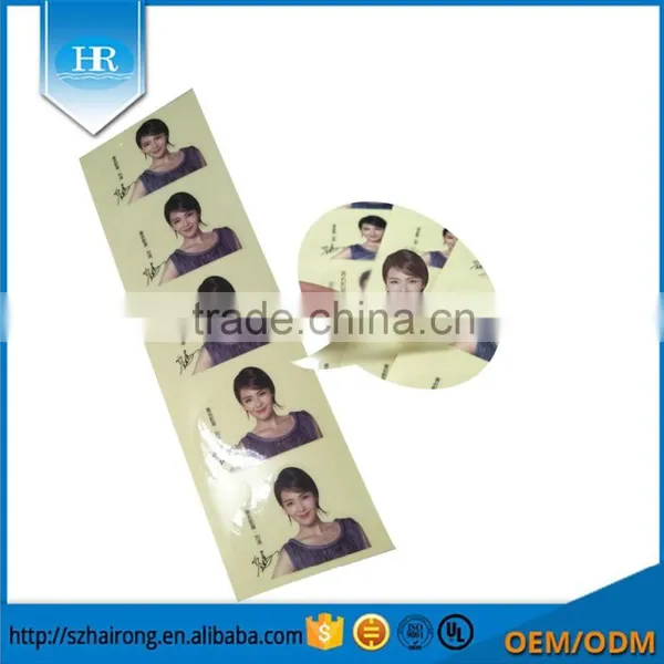 Transparent Self Adhesive Head Portrait Sticker photo-2