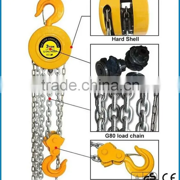 4 Times Safety Factory Chain Pulley Block 2 Ton Chain Block Chain Hoist Hsz 5t photo-5