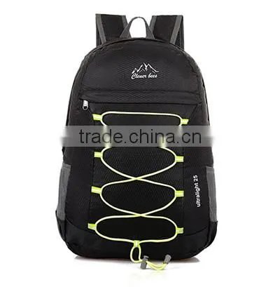 Fashion Waterproof Nylon Camping Backpack Can be Fold Shoulder Bag photo-4