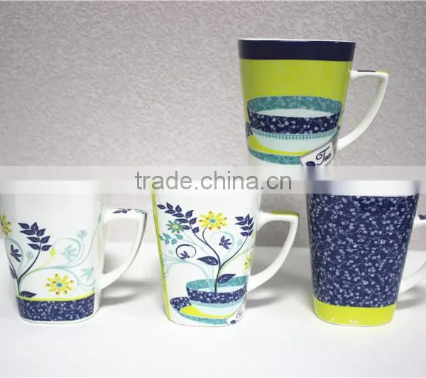 Best Selling Daily Use White Porcelain Mug Ceramic Funny photo-5