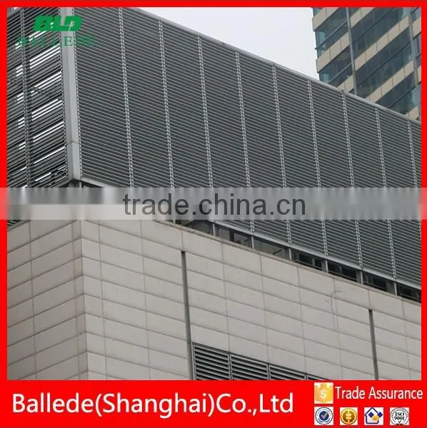 Custom Aluminum Exterior Fixed Louver Fencing photo-3