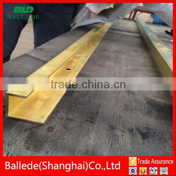 Shanghai Professional Brass Extrusion Profiles for Building Materials photo-5