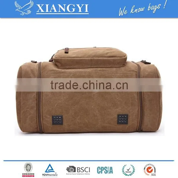 Fashion Bag,Oversized Canvas Travel Tote Luggage Weekend Duffel Bag Luggage Sporty Gear Bag,new Design in 2016 photo-4