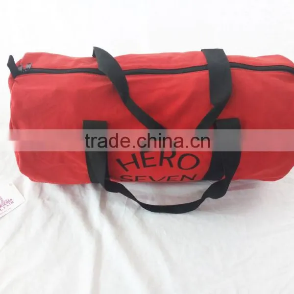Eco-friendly Custom Heavy Cotton Fuchsia Duffle Bags