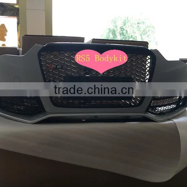 A5 to RS5 Style Poly ABS Car Front Bumper Bodykit