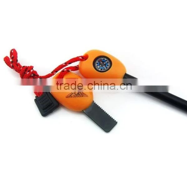 Outdoor Survival Flint Whistle Compass Sa Ruler photo-4