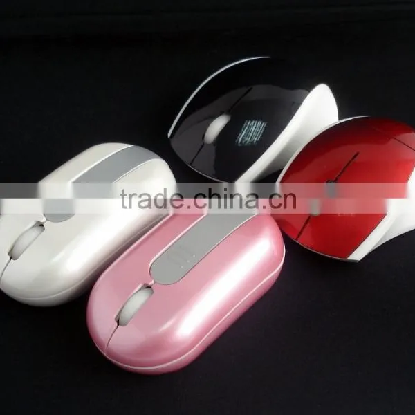 Folding Elegant and Ergonomic Design 2.4GHz Wireless Optical Mouse photo-4