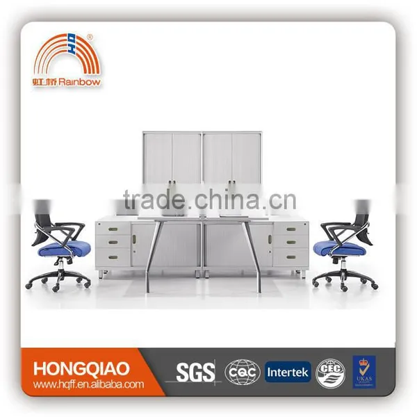 (MFC)PT-03-1Fe Stainless Steel Frame Office Furniture High Quality for 4 Persons Workstation