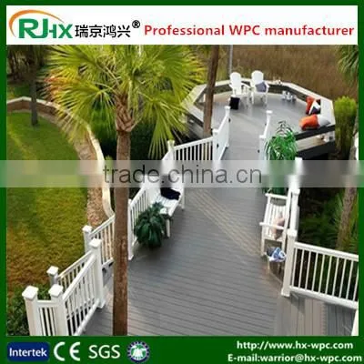 China Compoiste Plastic Wooden Decking for Anti-slip Composite Deck Flooring photo-3