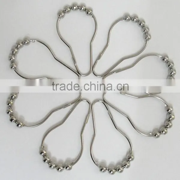 Shower Curtain Hooks/100% Metal Shower Curtain Hooks/304 Stainless Steel Curtain Hooks photo-2