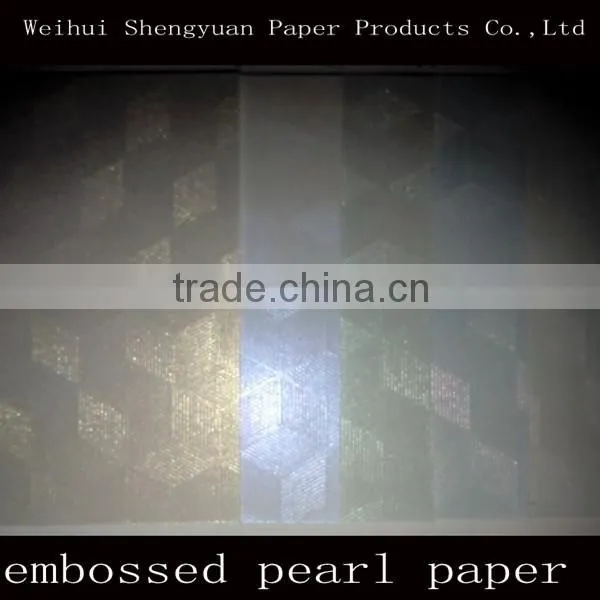 Special Paper Fancy Embossed Pearl Metallic Paper photo-4