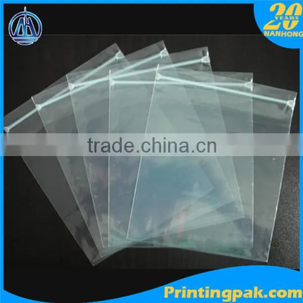 Custom Logo Printed Transparent Clear Resealable Plastic Ziplock Bag for Food Quality Choice photo-2