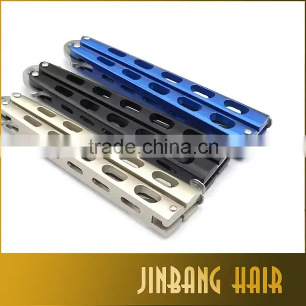 2016 Mental Practice Butterfly Balisong Trainer Salon Hair Comb Butterfly Trainer photo-3