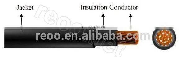 REOO 6mm2 /4mm2 Solar PV Cable 10mm2 Connector pv dc Power Cable photo-5