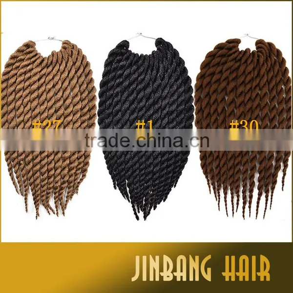 2x Havana Mambo Braiding Twist Hair Synthetic Fiber Havana Crochet Braiding Hair Mambo Twist photo-2