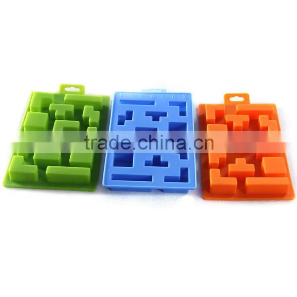 1pcs Game Tetris Ice Bricks Tray Ice Tray Mold Mould Maker Party Silicone Summer Ice Cube Carving Mold Mould Maker photo-5