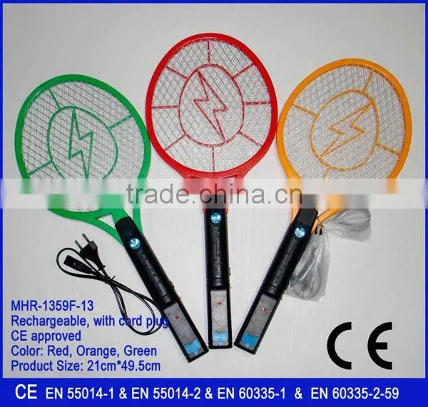 Three-layer Nets ABS Material High Quality Rechargeable Electric Mosquito Racket