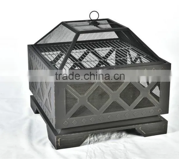 26" Classic Diamond Deep Fire Pit