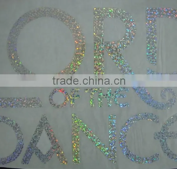 Rhinestone Dance Iron on Transfer Made With Sequins Vinyl Film photo-5