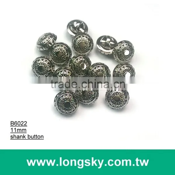 (#B6022/11mm) Gold With Black Metallic Sun Pattern Plastic Buttons for Stylish Shirts From Taiwan photo-2