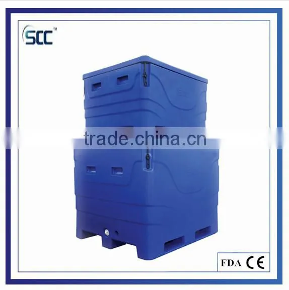 SCC Sell Plastic Insulated Refrigerated Container For Frozen Fish, Insulated Container for Fish photo-4