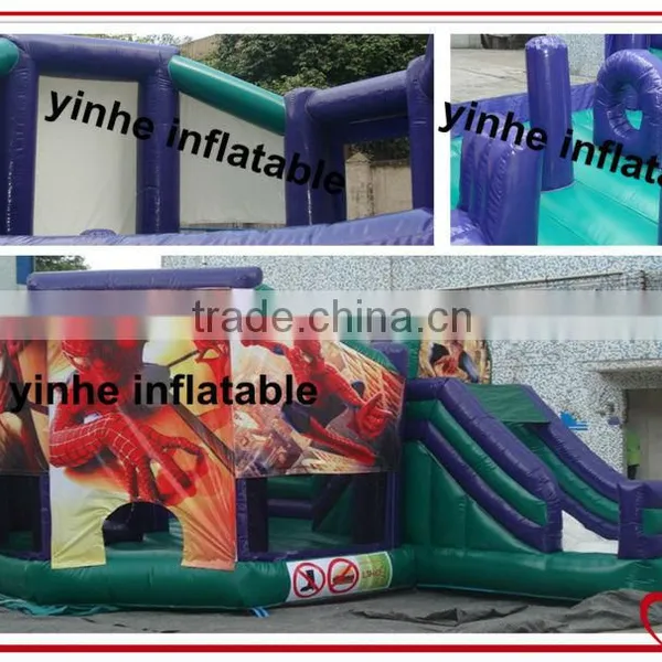inflatable combo, spider man inflatable combo
