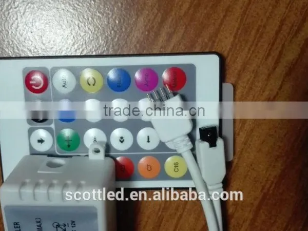 DC12V Input 24 Key Rgb Led Controller ir Remote Control photo-3