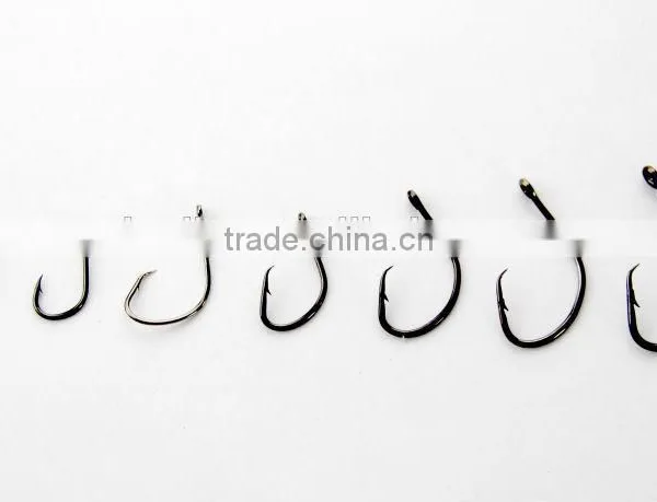 Sport Circle Hook High Carbon Steel 3/0 500pcs/bag photo-2