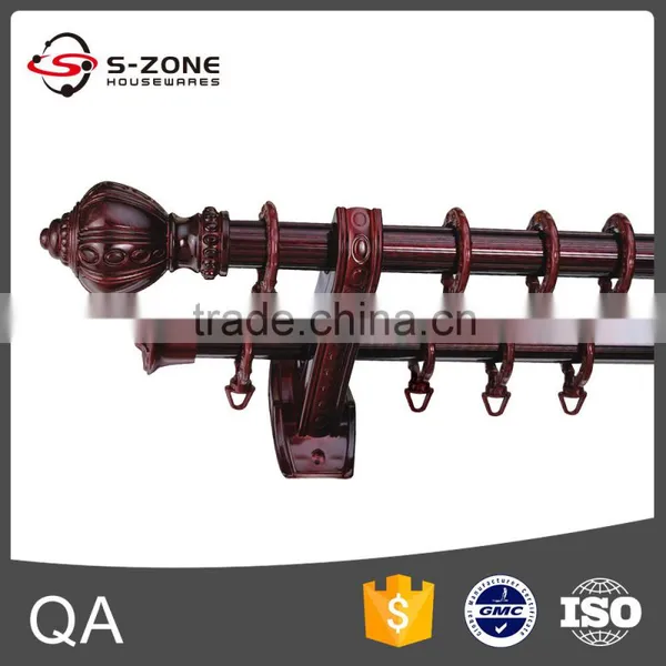 Hot Sale Aluminum Window Curtain Rods With Bay Window Curtain Rods photo-2