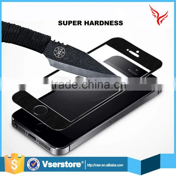 0.33mm Tempered Glass Screen Protector for Iphone Mobile Screen Protector Aluminium Alloy Color Tempered Glass Screen Protector photo-5