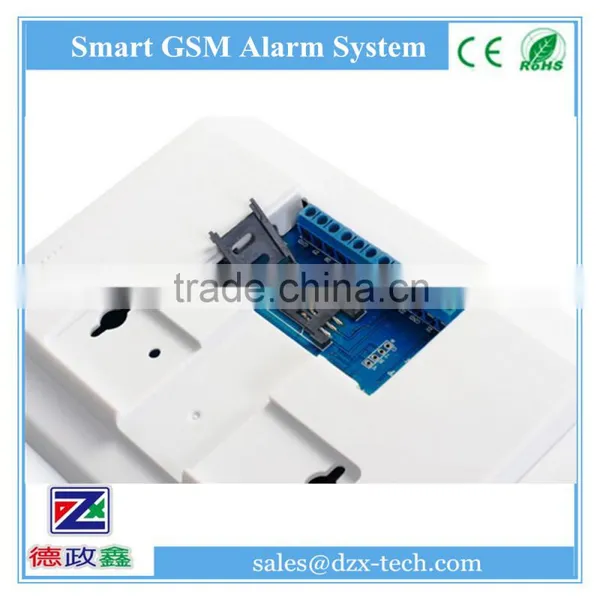 GSM+PSTN Dual Network Alarm System DZX-100-02, RFID Tag, Touch Panel, CE&ROHS Quality Choice photo-6