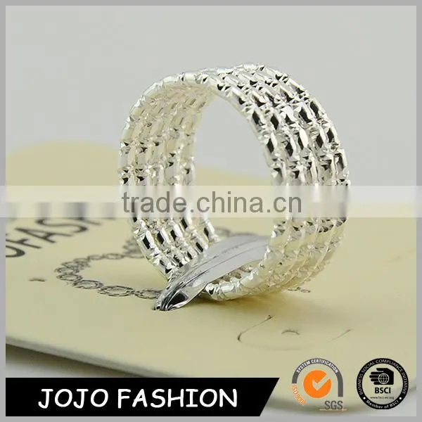 Simple Design Several Engagement Wedding Jewelry Gold 925 Sterling Silver Ring
