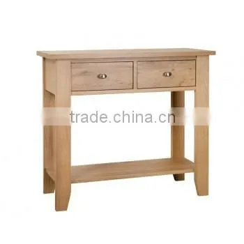 Wooden Two Drawers Hall Table photo-2