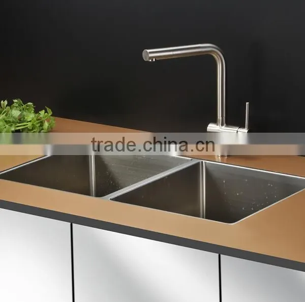 304 Steel Kitchen Sink Double Bowl With CUPC Approval photo-6
