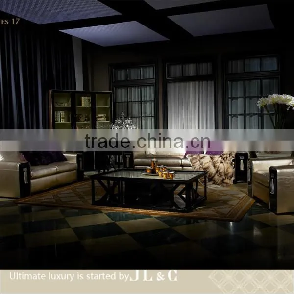 JS17-31+32 The Best Selling Tassels White Leather Sofa, 3 Seats LOUNGE With Oxhide Leather From China Supplier-JL&C Furniture photo-3