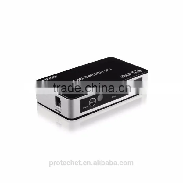 Premium 4K HDMI Switcher 3 Ports 3 in 1 Out Wireless Remote IR photo-4