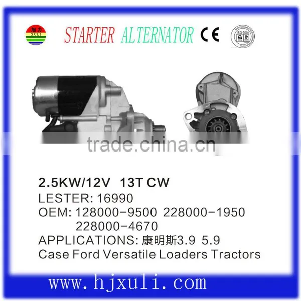 OEM Standard 12V 9T Auto Starter Motor for 128000-9500