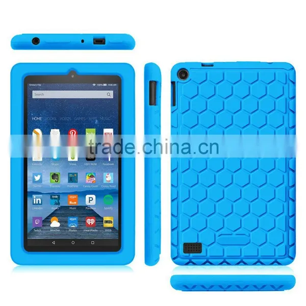 Kids Proof Silicone Tablet Cover Case for Amazon Kindle Fire HD 7.0 Display Bumper Case for Kindle Fire hd 7 photo-3