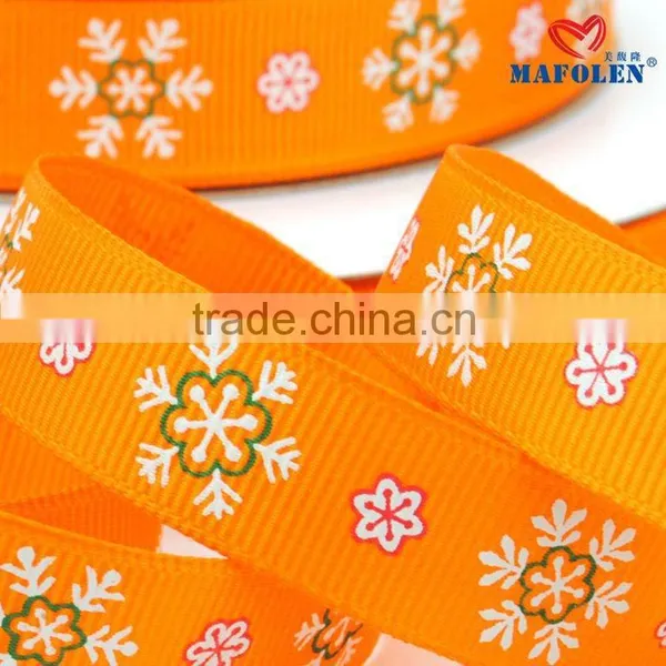 Guangzhou Rgb Packing co 2015 New Products Christmas Grosgrain Flower Pattern Ribbon photo-5